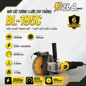 MÁY CẮT TƯỜNG 1 LƯỠI BL-195C (tay thẳng)