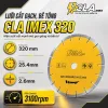 Lưỡi cắt gạch, bê tông CLAIMEX 320